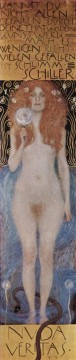 symbolism Painting - Nuda Veritas Symbolism Gustav Klimt